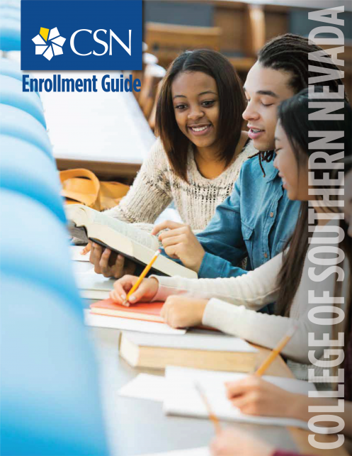 Front cover of CSN Enrollment Guide
