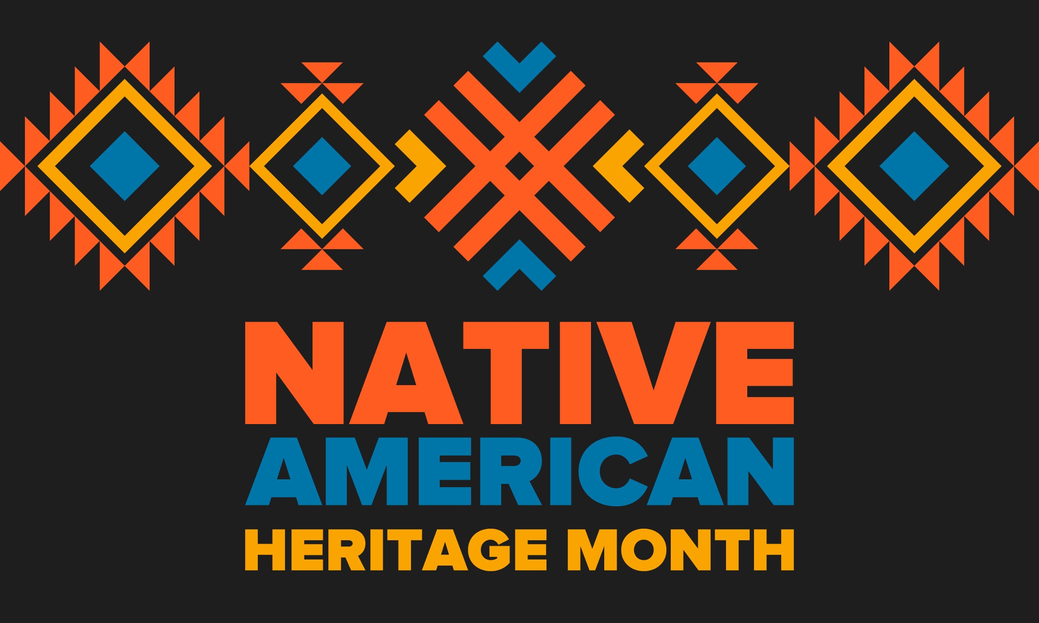 Simple image with "Native American Heritage Month"